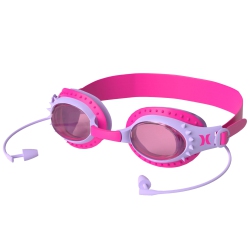 HURLEY Youth Spikey Swim Goggle With Earplugs In Pink