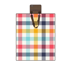 HURLEY Large Plaid 50X60" Acrylic Camp Blanket