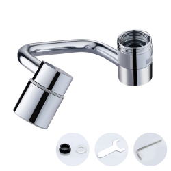 MYACUC 1080° Swivel Spray Regulator Faucet Multifunctional Swivel Extension Faucet Dual Function Universal Splash Filter for Kitchen Bathroom