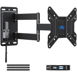 MOUNTING DREAM Rv Tv Wall Mount for 17-43 Inch Tv, Full Motion Lockable Rv Mount On Motor Home Camper Truck Trailer Marine Boat, Quick Lock And