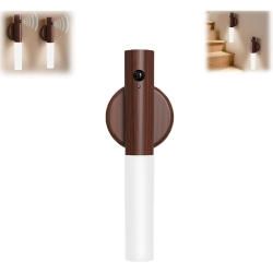 CHSSHA00 Motion Sensor Led Light, Battery Powered Wall Light (Set Of 2), Rechargeable Wall Light, Indoor Sensor Night Light, Body Sensor Hallway