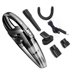 THE WAY Car Vacuum Cleaner Cordless Handheld Vacuum Cleaner High-Power Wet/dry Portable Vacuum Cleaner 4000Pa-R-6053 (USB Cable) In Black