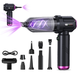 THE WAY Small Portable Car Vacuum Cleaner \w High Suction Power for Home Use - Inflatable Dual-Purpose Handheld Car Vacuum Blower - Hl-Cy-109 Digital