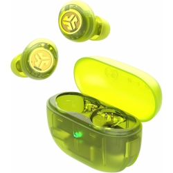 GENERIC Jlab Go Pop Anc True Wireless Earbuds & Charging Case, Transparent Neon Green, Active Noise Cancelling, 10MM Drivers, Dual Connect, Customize