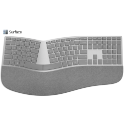 MICROSOFT Surface Ergonomic Wireless Keyboard (Canadian French) - Light (3Sq-00009) In Gray