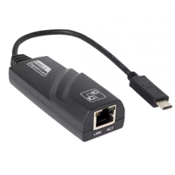 EGALAXY USB3.1 USB-C Type-C Male to Gigabit LAN Female Cable Adapter