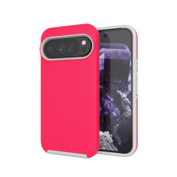 CSMART [Cs] Slim Fitted Hybrid Hard PC Shell Shockproof Case Cover for Google Pixel 10 Pro Xl, Hot In Pink