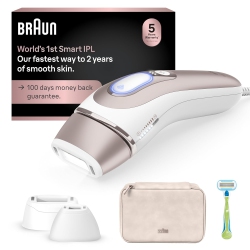 BRAUN - Ipl Skin I-Expert Laser Hair Removal Device - White/bronze