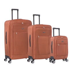 TOSCANO Consigliere 3PC (21", 28", 32") Softside Luggage Set