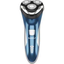 SWEETLF Electric Razor Men \w Pop-Up Trimmer, 120 Min Shaving, (1H Charging), 100% Waterproof, Wet & Dry Rotary Electric Shaver, Type-C Rechargeable