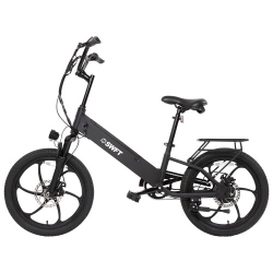 SWFT - R.x. Compact Electric City Bike (350W Motor / Up to 40Km Battery Range / 32Km/h Top Speed) - In Black