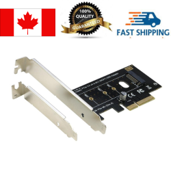 EGALAXY M.2 Ngff SSD to PCie X1 Adapter M Key Interface Card