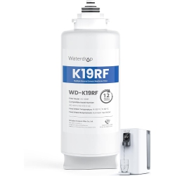 WATERDROP - Wd-K19Rf Filter, Replacement for Wd-K19-S And Wd-K19-H Countertop Reverse Osmosis System, 12-Month Lifetime