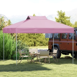 COSTWAY 10 X 10 Ft 1-Person Setup Pop Up Canopy Tent With 1-Push Center Lock Wind Ropes Blue/pink/gray/navy/white