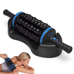 MYACUC Rolling Impact Massager Muscle Relaxation Massage Roller Cordless Deep Tissue And Muscle Recovery Pain Relief for Post Exercise