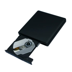 THE WAY High-Speed ​​blu-Ray USB/type-C External DVD/cd Burner for Laptops And Desktops - [Blu-Ray Bd-Rom] Reads/plays Bd/dvd/cd/vcd-Black