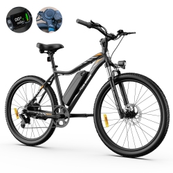 INVANTI All-Terrain 500W E-Bike - 37Km/h Max Speed, 468Wh Removable Battery, 72Km Range, Front Suspension, for Off-Road & City Commute