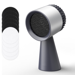 AAOBOSI Portable Range Hood, 3-Speed Desktop Exhaust Fan, Low Noise, Large Oil Cup, 10X Polymer Carbon Filters