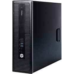 HP Refurbished (Good) - Elitedesk 800 G2 Sff Desktop PC | Intel Core I5-6500 | 16GB Ram | 256GB SSD | Win 10 Pro | Reliable Business Desktop For