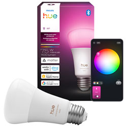 Philips Hue A19 Smart LED Light Bulb - Full - White & Colour Ambiance
