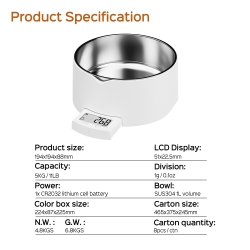 THE WAY Food Scale Smart Pet Weight Scale Dog Pocket Scale Cat Food Dog Food Weighing Electronic Scale Small Scale