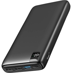 LDAS Power Bank 26800Mah Portable Charger, 22.5W Fast Charging Battery Pack Pd 3.0 USB C Input & Output \w Led Display 4 Outputs for Iphone, Samsung
