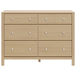 Storkcraft Horizon 6-Drawer Kid Dresser - Driftwood