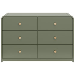 Storkcraft Santos 6-Drawer Kid Dresser - White