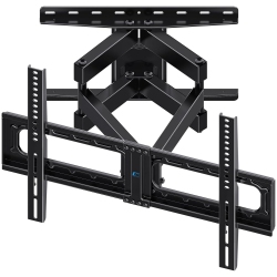 HOME VISION Full Motion Tv Wall Mount for Most 32-85 Inch Tvs Up To132 Lbs, Tv Mount Swivel And Tilt \w Dual Articulating Arms, Wall Mount Tv Bracket