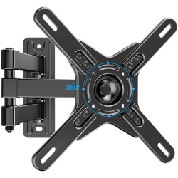 HOME VISION Full Motion Tv Wall Mount for 17-42” Tvs & Monitors, Unique 360° Ball Joint Rotatable Tv Mount \w Swivel Tilt Articulating Arms