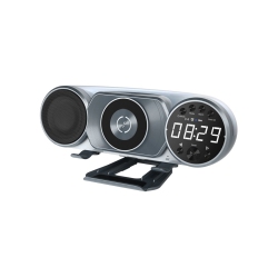 CHSSHA00 Bluetooth Speaker And Alarm Clock, 8 In 1 Multifunctional Fast Wireless Charging, USB Charging, Fm Radio, Alarm Clock, Night Light And