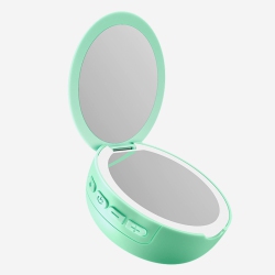 CHSSHA00 Portable Bluetooth Speaker With Fill Light, Makeup Mirror, Touch Control In Green