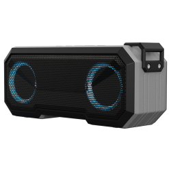 CHSSHA00 Portable Tws Bluetooth Speaker, Ipx7 Waterproof, Stereo Sound, Led Light, Built-In Microphone for Calls And Battery Power Bank, Suitable For