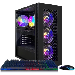 STGAUBRON Gaming Desktop PC, Intel Core I7 8Th Gen Up to 4.1Ghz, Geforce Gtx 1660 Super 6G, 16G Ddr4, 512GB SSD, Win11H