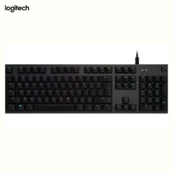 LOGITECH G512 Lightsync RGB Romer-G Linear Switch Wired Mechanical Gaming Keyboard (920-008722) In Black