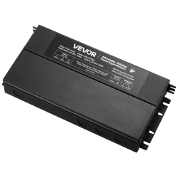 VEVOR 24V 150W Dimmable Led Driver, Triac/elv/mlv Ac to Dc Power Supply Transformer for Led Strip Light, Smooth Flicker-Free Dimming, Compatible \w