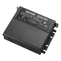 VEVOR 60W 24V Dimmable Led Driver, Triac/elv/mlv Ac to Dc Power Supply Transformer for Led Strip Light, Constant Voltage, Compatible \w Lutron And