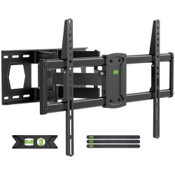 USX MOUNT Tv Wall Mount for Most 37-86 Inch Tvs Hold Up to 120Lbs, Full Motion Swivel And Tilt, Tv Mount \w Dual Articulating Arms Extension Max