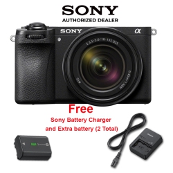 SONY Alpha A6700 + 18-135MM Bonus Bc-Qz1 Charger And Np-Fz100 Battery. Canada Authorized