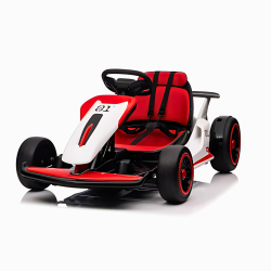 KIDSVIP 24V Vortex Edition Ride-On Drifting Go Kart for Big Kids W/ 180° Drift, Lights And Music Player