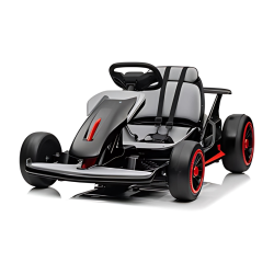 KIDSVIP 24V Vortex Edition Ride-On Drifting Go Kart for Big Kids W/ 180° Drift, Lights And Music Player