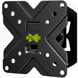USX MOUNT Tv Wall Mount Monitor Mount Bracket \w Adjustable Tilt Swivel for 10Inch to 26Inch Led Lcd Oled Tvs And Monitors - Vesa Size Up To