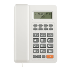 GREEN SCENIC Wired Home Landline Phone, Fixed Landline Phone for Home Office, Call Query Function, One-Touch Redial Function, Plug And Play