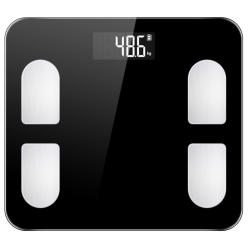 THE WAY Professional Body Fat Scale - Multi-Indicator Analysis, Large Led Display, Accurate Measurement (Battery Version) In Black