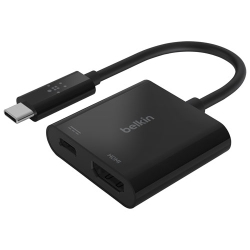 BELKIN Refurbished (Good) 2-In-1 USB-C to HDMI & Charge Adapter Avc002Btbk
