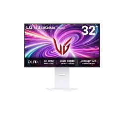 LG Ultragear 32" 4K Uhd 3840X2160 Oled Dual-Mode Uhd 240Hz / Fhd 480Hz 0.03Ms (Gtg) Height Adjustable 2X HDMI 2.1 1X Displayport 1.4 Gaming Monitor
