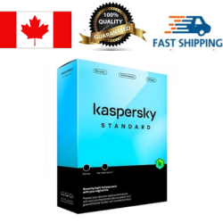 KASPERSKY Standard 3-Device - 1 Year, Retail Box, PC/mac/android, English/french (Bilingual)