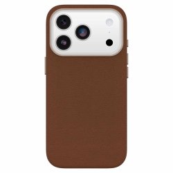 OTTERBOX Symmetry Cactus Leather Magsafe Case W/camera Control Iphone 17 Pro Dessert Saddle (Brown)