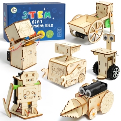 HLD Stem Robotics Science Kits for Kids Age 8-12 8-10, Boy Crafts Robot Building Kit 8-10, Stem Toys for Boys Gifts Age 8 9 10 12 13 14 Year Old
