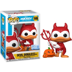FUNKO Pop Disney Mickey And Friends Vinyl Figure Devil Donald With Pumpkin #1446 Special Edition